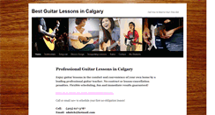 Desktop Screenshot of guitarlessonscalgary.com